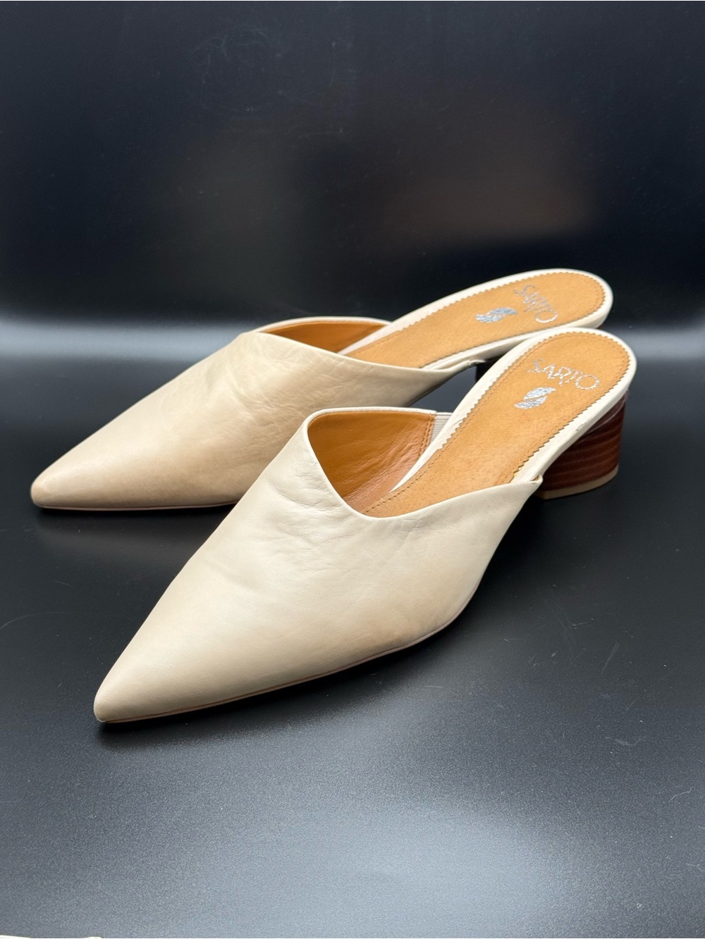 Sarto Franco Sarto Visa Slip On Mules Bone